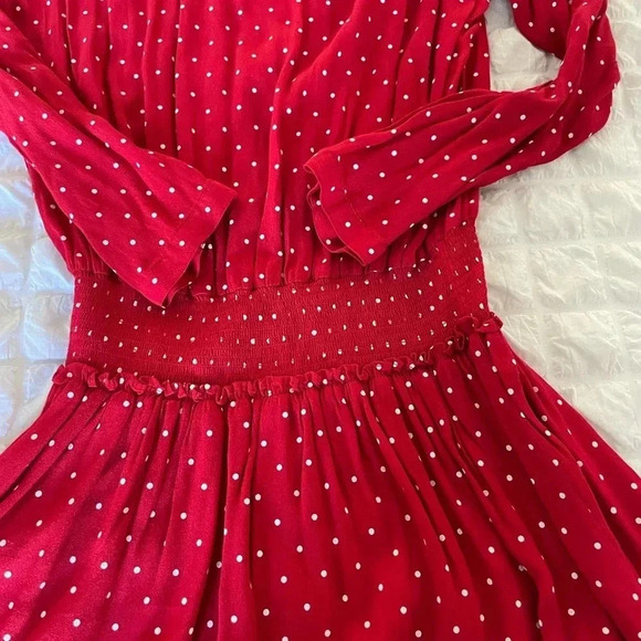 Rails Jasmine polka dot red scarlet mini dress - Picture 10 of 10